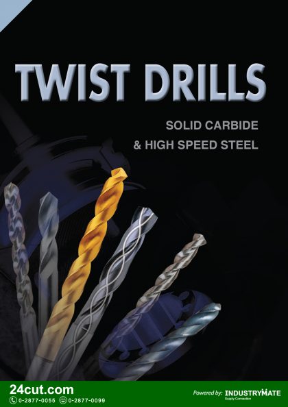 แคตตาล็อกสินค้า (Product Catalog) จำหน่ายราคาพิเศษ มีส่วนลด สนใจติดต่อสั่งซื้อ บริษัท อินดัสทรีเมท จำกัด โทร 0-2877-0055 จัดส่งทั่วประเทศ เครื่องมือตัดแต่งโลหะ (Cutting Tools) แคตตาลอค ดอกสว่านคาร์ไบด์ (Carbide Twist Drills) ดอกเจาะนำศูนย์ (Center Drills) ยี่ห้อ YG