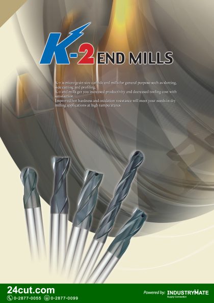 YG K-2 Micro Grain Carbide End Mills